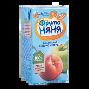 Сок Фруто Няня яблоко/персик 200мл