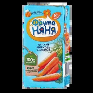 Сок Фруто Няня из моркови 200мл