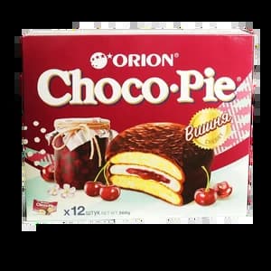 Choco Pie Orion Вишня 12шт