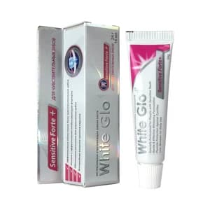Зубная паста WHITE GLO 24 гр. отбеливающая Сенситив Форте Плюс для снижения чувствительности зубов