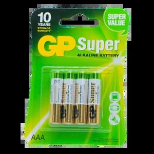 Батарейка GP Micro Super ААА 4шт