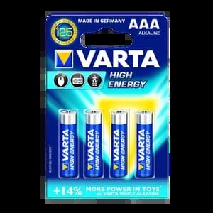 Батарейка Varta High/Energy LR03 ААА