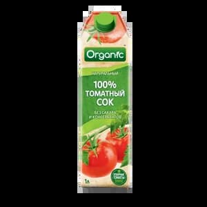 Сок Organic томат 1л