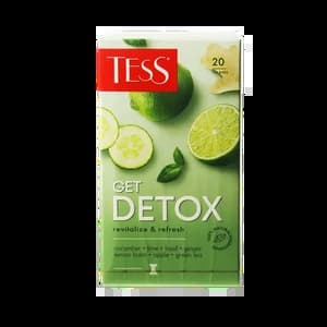Чай Зеленый Tess Get Detox 20шт