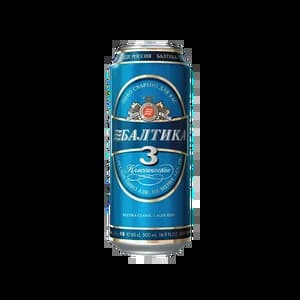 Пиво Балтика №3 светлое 0.45л ж/б