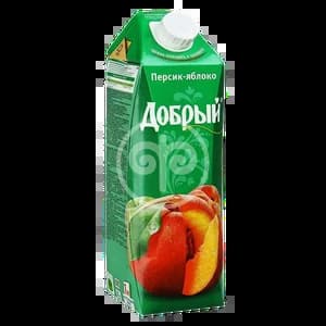 Нектар Добрый яблоко/персик 1л